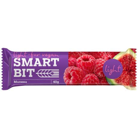 Батончик Smartbit фруктово злаковые + инжир малина 40 г