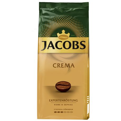 Кофе Jacobs Expertenrostung Crema в зернах 230 г