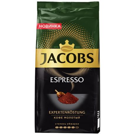 Кофе Jacobs Expertenrostung Espresso молотый 230 г