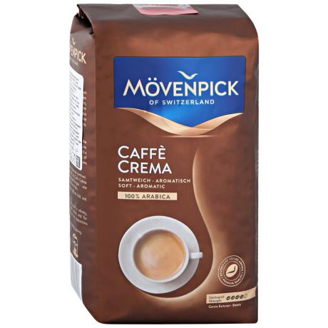 Кофе Mövenpick Caffè Crema в зернах жаренный 500 г