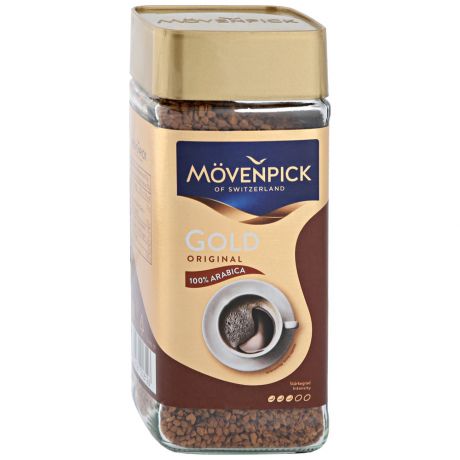 Кофе Mövenpick Gold Original растворимый сублимированный 100 г