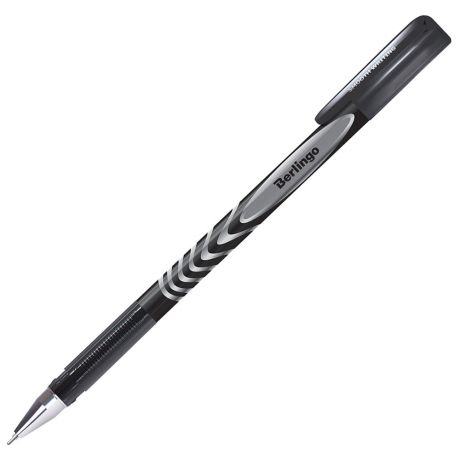 Ручка гелевая Berlingo G-Line черная игольчатый стержень 0.5 мм