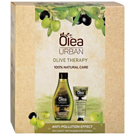 Подарочный набор Olea Urban Olive Therapy Гель для душа 300 мл и Крем для рук 50 мл