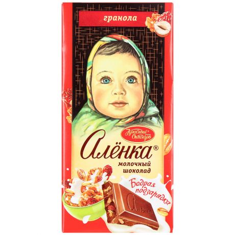 Шоколад Аленка Красный Октябрь молочный 