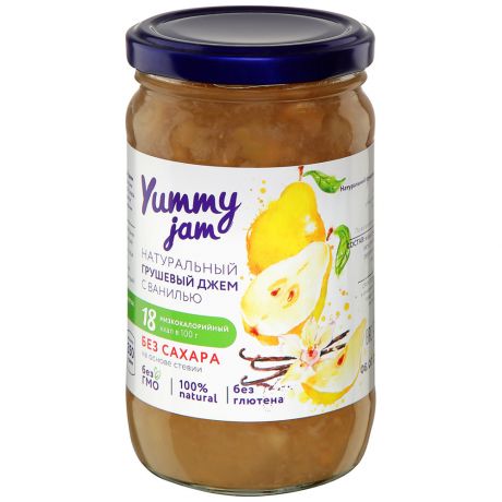 Джем Yummy jam грушевый без сахара 350 г