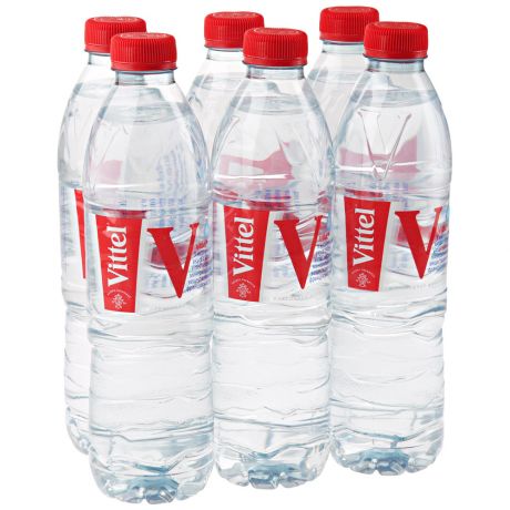 Вода Vittel столовая минеральная негазированная 6 штук по 0.5 л