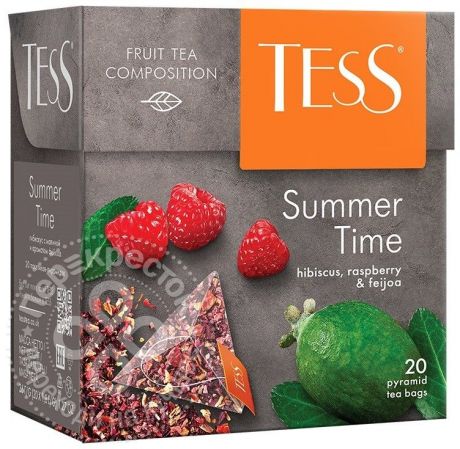 Чайный напиток Tess Summer гибискус с малиной и ароматом фейхоа 20пак