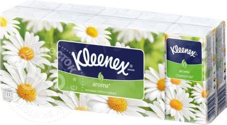 Носовые платки Kleenex Ромашка 10*10шт