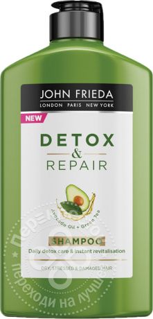 Шампунь для волос John Frieda Detox&Repair Очищение и восстановление 250мл