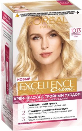 Крем-краска для волос Loreal Paris Excellence creme 10.13 Легендарный блонд