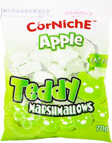 Зефир Corniche Teddy marshmallows Яблоко 70г