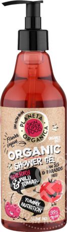 Гель для душа Planeta Organica Skin Super Food Вишня и дикий томат 500мл