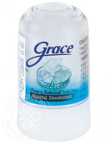 Дезодорант кристаллический Grace натуральный 70г