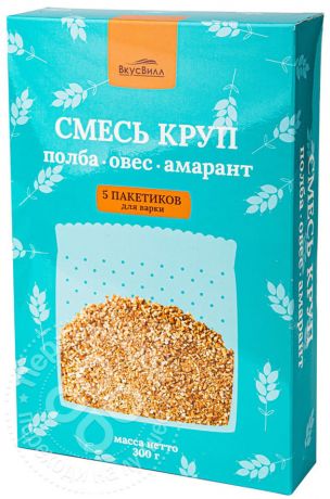 Смесь круп ВкусВилл Полба-Овес-Амарант 300г