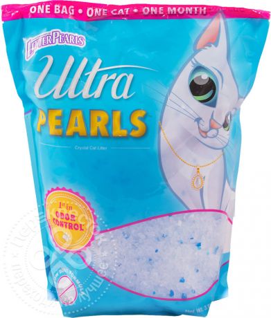 Наполнитель для кошачьего туалета Ultra Pearls силикагелевый 3.8л