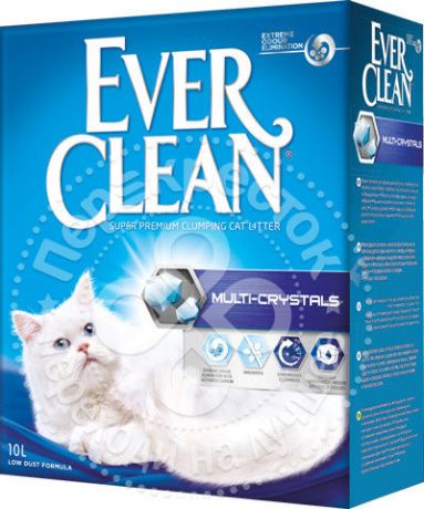 Наполнитель для кошачьего туалета Ever Clean Multi Crystals 10л