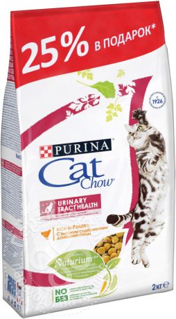 Сухой корм для кошек Cat Chow Urinary Tract Health с домашней птицей 2кг