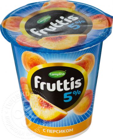 Продукт йогуртный Fruttis с персиком 5% 290г