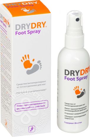 Антиперсперант Dry Dry Foot Spray 100мл