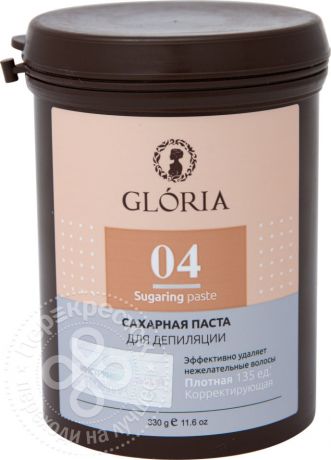 Сахарная паста Gloria для депиляции плотная 330г