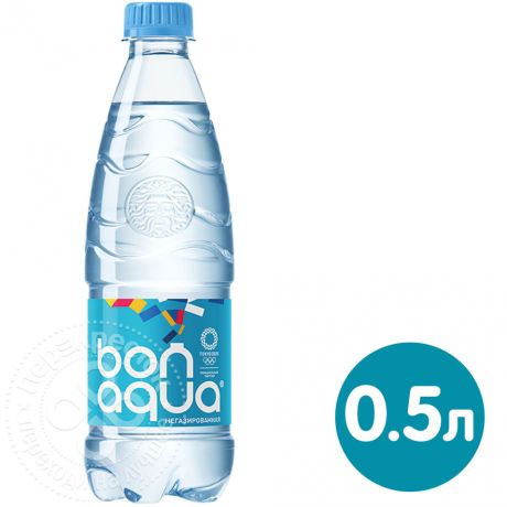 Вода Bonaqua питьевая негазированная 500мл (упаковка 12 шт.)