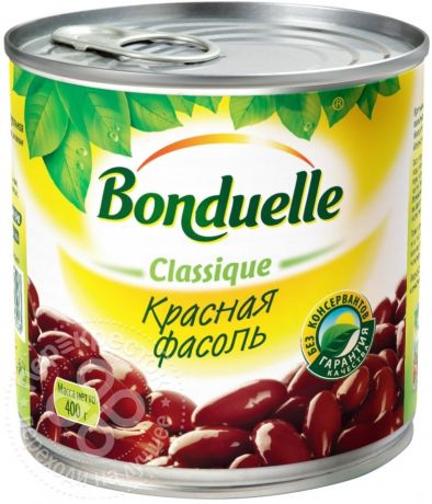 Фасоль Bonduelle Classique Красная 400г (упаковка 6 шт.)