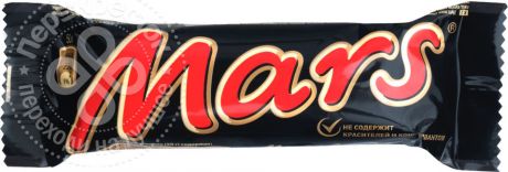 Шоколадный батончик Mars 50г (упаковка 6 шт.)
