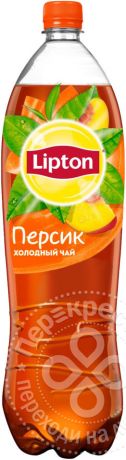 Чай черный Lipton Ice Tea Персик 1.5л (упаковка 6 шт.)