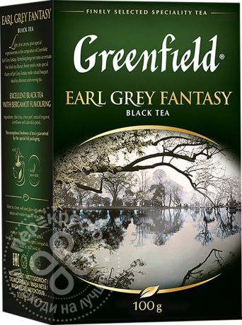 Чай черный Greenfield Earl Grey Fantasy 100г (упаковка 3 шт.)
