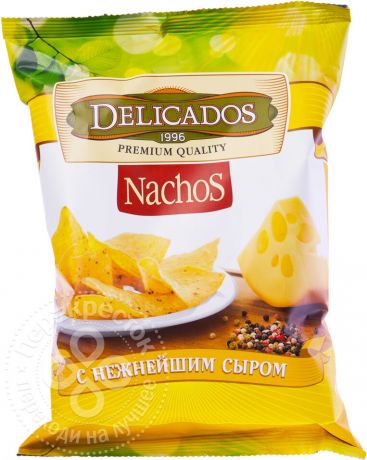 Начос Delicados с нежнейшим сыром 150г (упаковка 6 шт.)