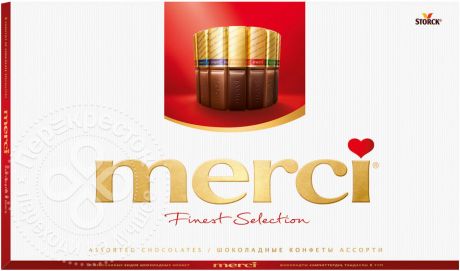 Набор шоколадных конфет Merci Ассорти 8 видов 400г (упаковка 6 шт.)
