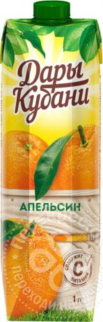 Нектар Дары Кубани Апельсин 1л (упаковка 6 шт.)