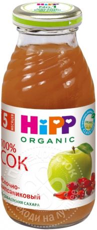 Сок HiPP Bio Juice Яблоко-шиповник 200мл (упаковка 6 шт.)