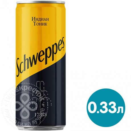 Напиток Schweppes Индиан тоник 330мл (упаковка 12 шт.)