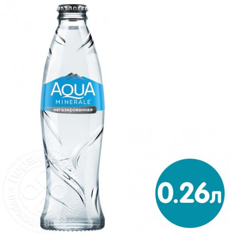 Вода Aqua Minerale питьевая негазированная 260мл (упаковка 12 шт.)