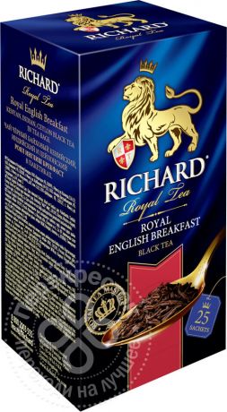 Чай черный Richard Royal English Breakfast 25 пак (упаковка 3 шт.)