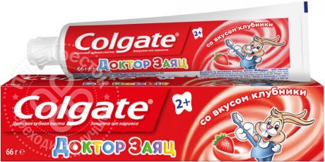 Зубная паста Colgate Доктор Заяц детская 50мл (упаковка 3 шт.)