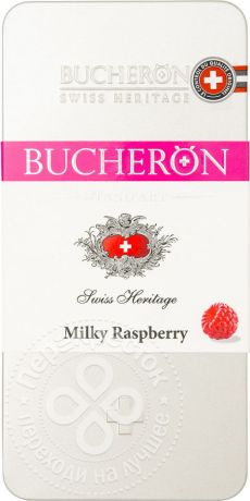 Шоколад Bucheron молочный с малиной 33% 100г (упаковка 12 шт.)