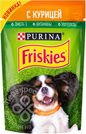 Корм для собак Friskies с курицей в подливе 85г (упаковка 24 шт.)
