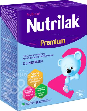 Смесь Nutrilak Premium+ 2 350г (упаковка 3 шт.)