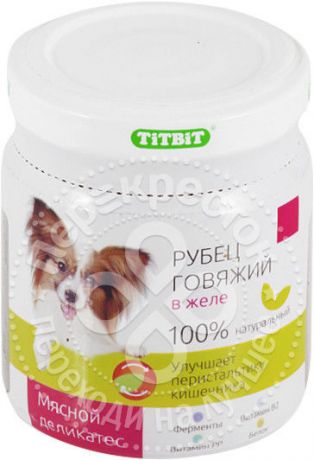 Корм для собак TiTBiT Рубец говяжий в желе 100г (упаковка 12 шт.)