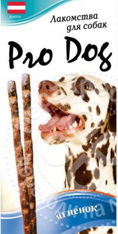Лакомство для собак Pro Dog Лакомые палочки с ягненком 45г (упаковка 6 шт.)