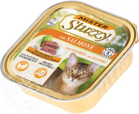Корм для кошек Stuzzy Mister Cat с лососем 100г (упаковка 12 шт.)