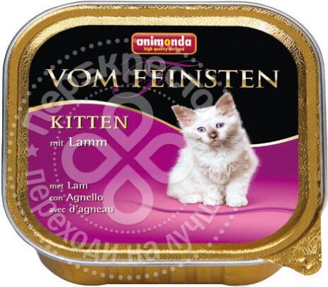 Корм для котят Animonda Vom Feinsten Kitten с ягненком 100г (упаковка 12 шт.)