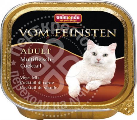 Корм для кошек Animonda Vom Feinsten Adult Коктейль из разных сортов мяса 100г (упаковка 12 шт.)