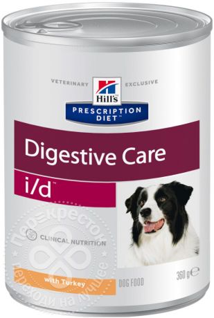 Корм для собак Hills Prescription Diet при болезнях ЖКТ с индейкой 360г (упаковка 6 шт.)