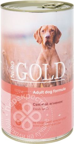 Корм для собак Nero Gold Свежий ягненок 1.25кг (упаковка 6 шт.)