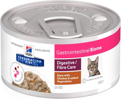 Корм для кошек Hills Prescription Diet Gastrointestinal Biome Курица 82г (упаковка 12 шт.)