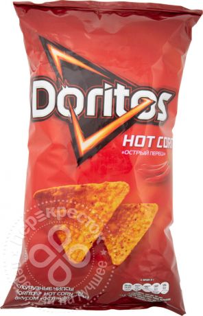 Чипсы кукурузные Doritos Hot Corn Острый перец 100г (упаковка 6 шт.)