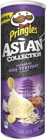 Чипсы рисовые Pringles Asian Collection со вкусом соуса Барбекю Терияки по-японски 160г (упаковка 6 шт.)